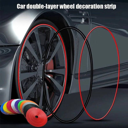 VCTparts Velgen Bescherming Flexibele Decoratie Strip met Tape Blauw (8 meter) NORGOS 9