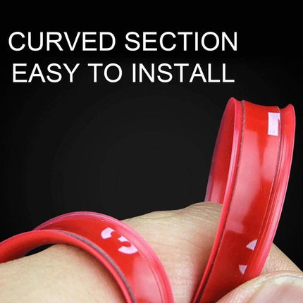 VCTparts Velgen Bescherming Flexibele Decoratie Strip met Tape Zwart (8 meter) NORGOS 9
