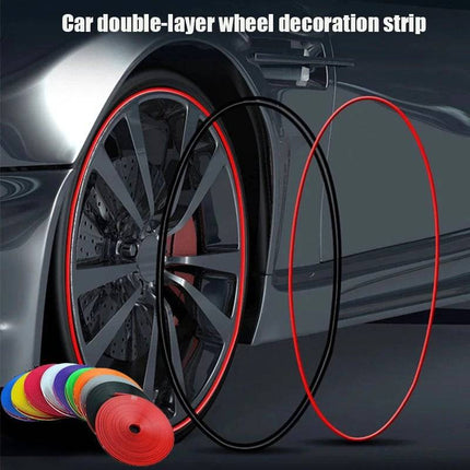 VCTparts Velgen Bescherming Flexibele Decoratie Strip met Tape Zwart (8 meter) NORGOS 7