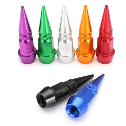 VCTparts Ventieldoppen Slotbout Kogelstijl Roestbestendige Punt Doppen - Aluminium Goud (Set 4 stuks) NORGOS 3