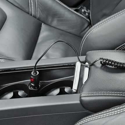 Verlengkabel voor Sigarettenaansteker 3m 12V 24V max. 3Amp. Krulsnoer - VCTparts.nl