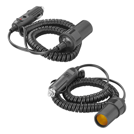Verlengkabel voor Sigarettenaansteker 3m 12V 24V max. 3Amp. Krulsnoer - VCTparts.nl