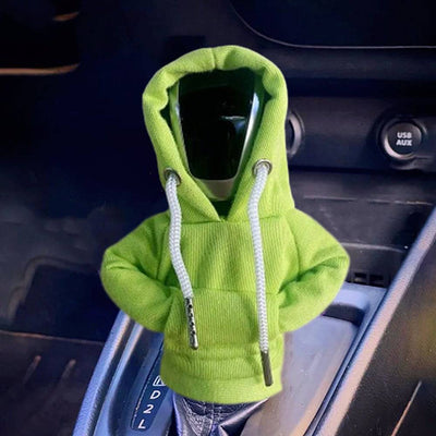 Versnellingspook Hoes Hoodie Versiering voor de Schakel Pook Knop - Groen [Trui Sweater]