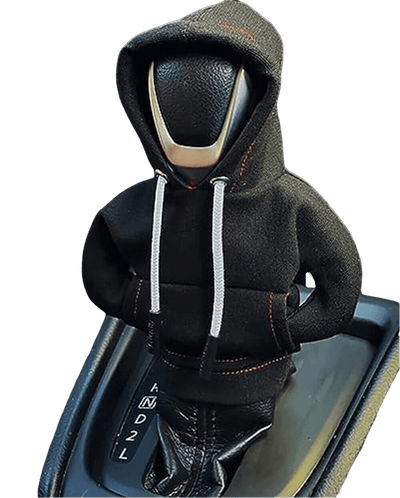 Versnellingspook Hoes Hoodie Versiering voor de Schakel Pook Knop zwart [Trui Sweater]