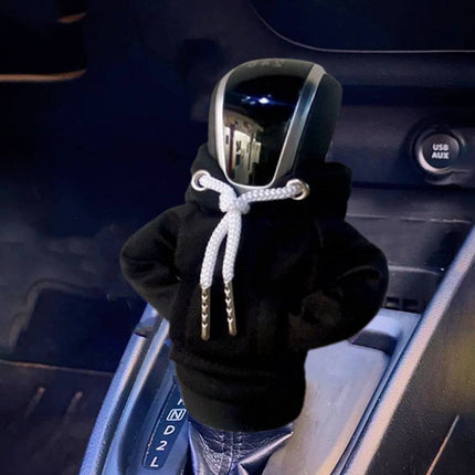 VCTparts Versnellingspook Hoes Hoodie Versiering voor de Schakel Pook Knop zwart [Trui Sweater] NORGOS 4