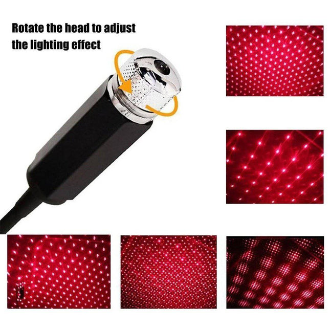 VCTparts Verstelbare Sterrenhemel Laser Plafond - Paars [Interieur Verlichting Dak] NORGOS 2