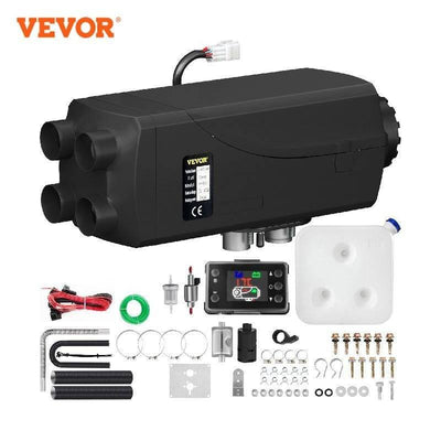 Vevor Diesel Heater Standkachel 8kW 12V met LCD-scherm en 4Pijp