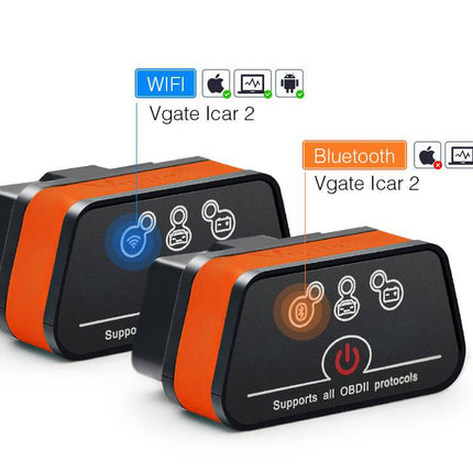 Vgate ELM327 OBD2 Bluetooth Diagnose Scanner – Geschikt voor BimmerCode & Torque – Auto Uitlezen via Android - VCTparts.nl