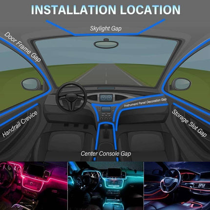 VCTparts Voertuig Interieur Sfeerverlichting LED Strip 6 Meter NORGOS 7
