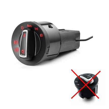 VCTparts Volkswagen Automatische Koplamp (Lange) Schakelaar Ombouwset met Licht Sensor NORGOS 6