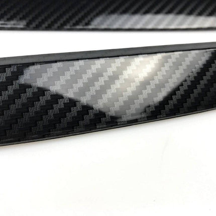 Volkswagen Golf 7 Koplamp Booskijker Wenkbrauw Carbon (set van 2 stuks) - VCTparts.nl
