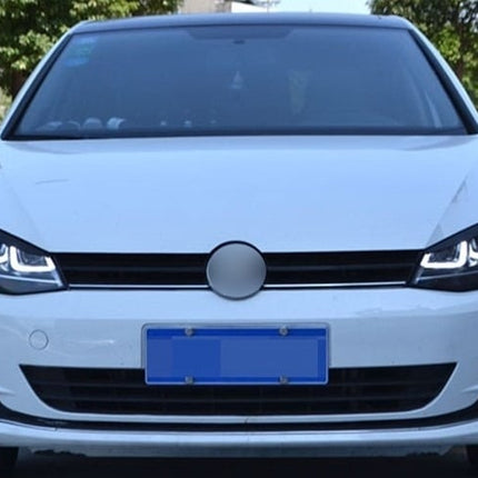 VCTparts Volkswagen Golf 7 Koplamp Booskijker Wenkbrauw Zwart (set) NORGOS 4