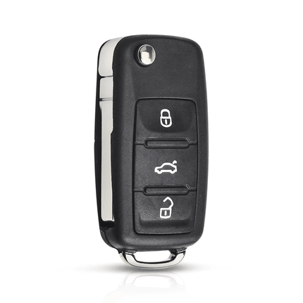 VCTparts Volkswagen Klapsleutel Afstandsbediening Behuizing 3 Knop 1998 - 2010 (excl. chip) NORGOS 7