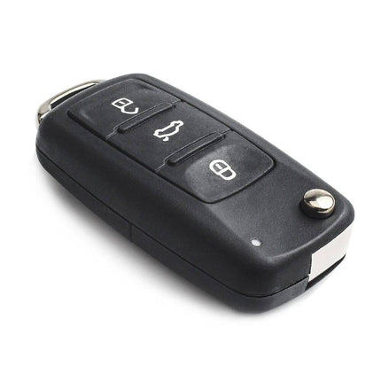 VCTparts Volkswagen Klapsleutel Afstandsbediening Behuizing 3 Knop 1998 - 2010 (excl. chip) NORGOS 3
