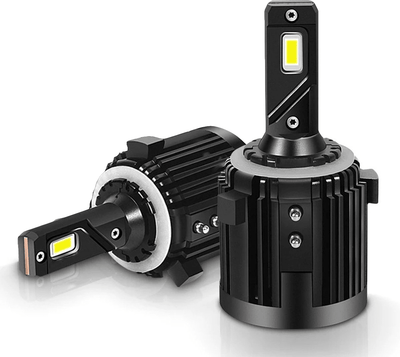 Volkswagen Led H7 Koplampen Dimlicht 6000K Zwart [Golf 6 / 7 - Passat - Touran - Tiguan - T-ROC]