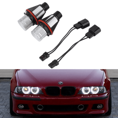 Witte led 6500K H8 Canbus Angel Eye Verlichting Voor Bmw E87 E39 M5 E60 E61 E63 E64 X3 E83 X5 E53