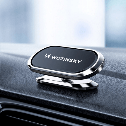 Wozinsky Wozinsky Auto Telefoonhouder Magnetisch Autodashboard 360º Zelfklevend Ovaal Zwart Hurtel 9