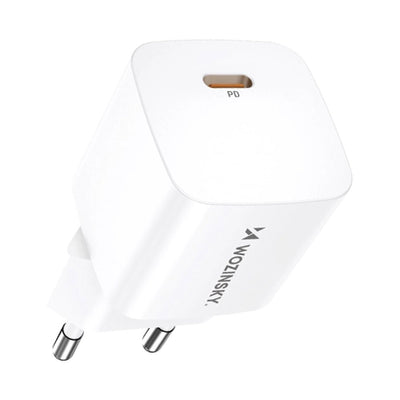Wozinsky CMWCS USB C PD 20W Snellader Voor Stopcontact Wit