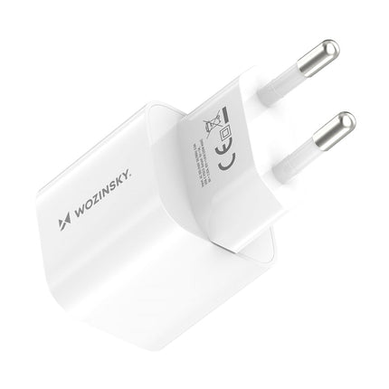 Wozinsky CMWCS USB C PD 20W Snellader Voor Stopcontact Wit - VCTparts.nl