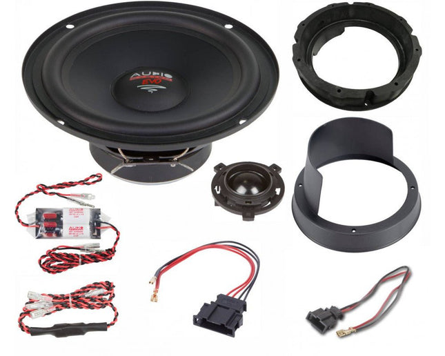 XFIT XFIT Volkswagen Golf 7 165mm 2 - Weg Composet – Pasklare Speaker Upgrade Plug en Play Golf 6 7 Scirocco Polo Optimount 1