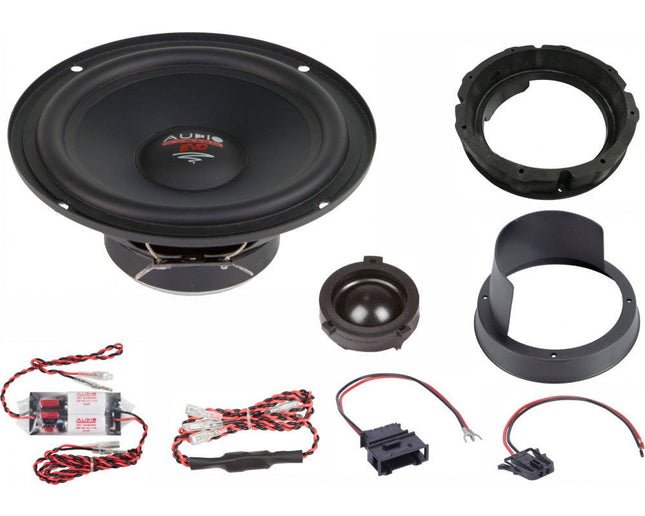 XFIT XFIT Volkswagen Polo 6R 165mm 2 - Weg Composet – Pasklare Speaker Upgrade Plug en Play Golf 4 Passat Bora Eos Polo Optimount 1