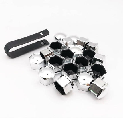 VCTparts Zilveren Wielbout Wielmoer Doppen Beschermende Afdekkapjes 20 Stuks 21mm Set - Velgbescherming en Strakke Uitstraling NORGOS 3
