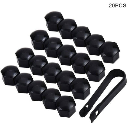 VCTparts Zwarte Wielbout Wielmoer Doppen Beschermende Afdekkapjes 20 stuks - 17mm (set) NORGOS 6