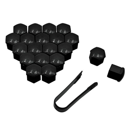 VCTparts Zwarte Wielbout Wielmoer Doppen Beschermende Afdekkapjes 20 stuks - 19mm (set) NORGOS 7