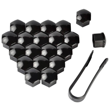 VCTparts Zwarte Wielbout Wielmoer Doppen Beschermende Afdekkapjes 20 stuks - 21mm (set) NORGOS 8