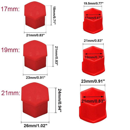VCTparts Zwarte Wielbout Wielmoer Doppen Beschermende Afdekkapjes 20 stuks - 21mm (set) NORGOS 2